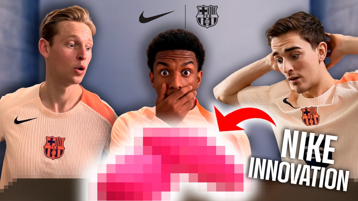 FC Barcelona reacts to Nike's latest innovation 🤯 Nike unboxing 📦🔥