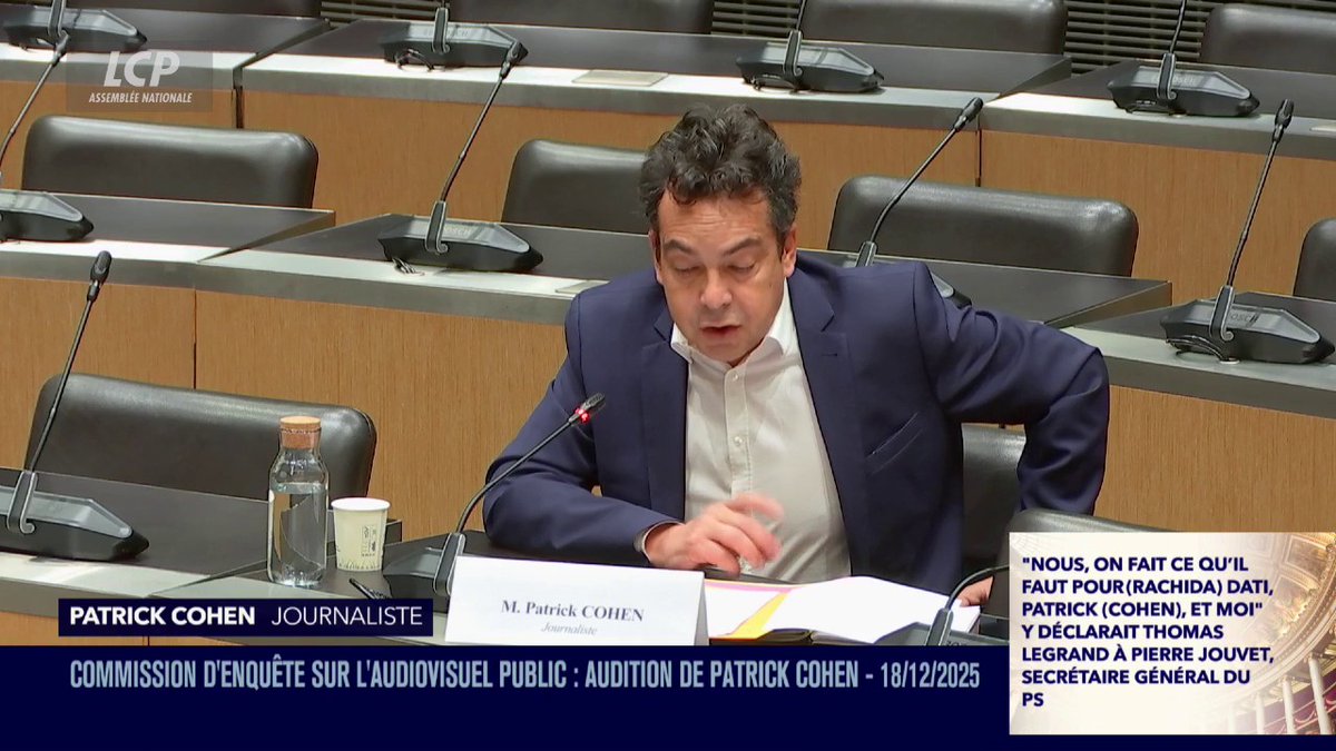 Affaire Legrand-Cohen : Patrick Cohen dénonce une "opération de propagande sans limites, visant à dénigrer, à détruire le service public". "Elle a fait l'objet en deux semaines, sur l'antenne de CNews, du 6 au 20 septembre dernier, de 853 séquences."