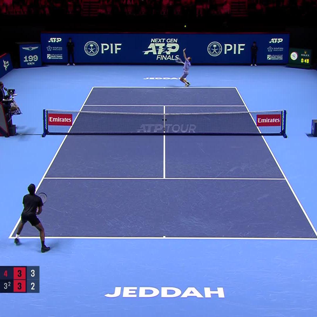 Defence 101 from Alexander Blockx 💪😎 Next Gen ATP Finals #NextGenATPFinals