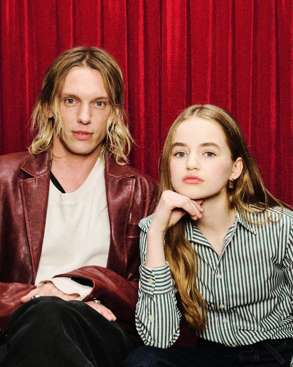 The British invasion of Hawkins continues. 🇬🇧 Jamie Campbell Bower and Nell Fisher sat down in our photo booth to talk terrifying table reads, avoiding spoilers, and finding yourself in one of the biggest TV shows in the world.