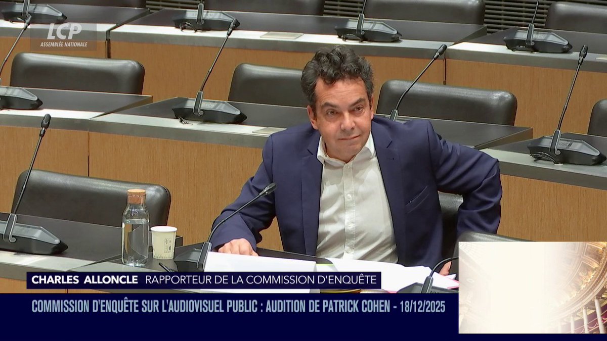 🔴🇫🇷 ALERTE INFO | COMMISSION AUDIOVISUEL PUBLIC Patrick Cohen parle de "falsification et de manipulation" concernant la vidéo qui le met en cause. Le député UDR Alloncle le met face à ses contradictions.
