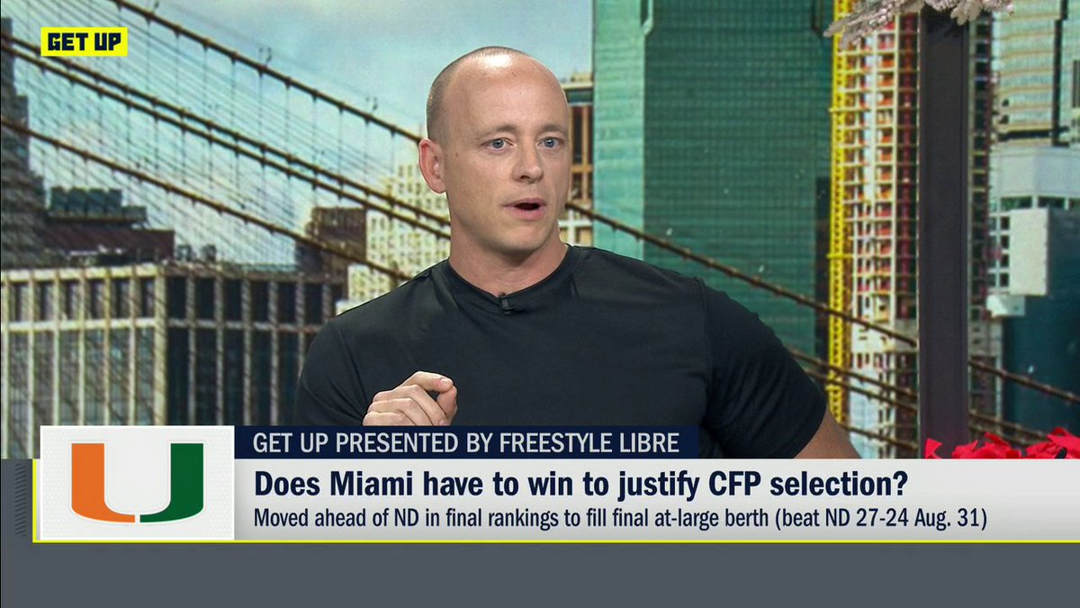 "Miami doesn't need to justify their existence in the playoff." Josh Pate weighs in on if Miami needs to play well against Texas A&M to justify being in the CFP ✍️