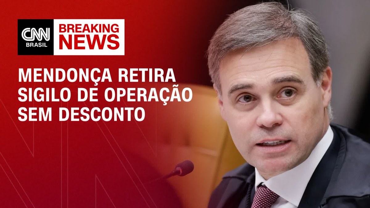 Mendonça retira sigilo de operação Sem Desconto; assista #LiveCNNBrasil