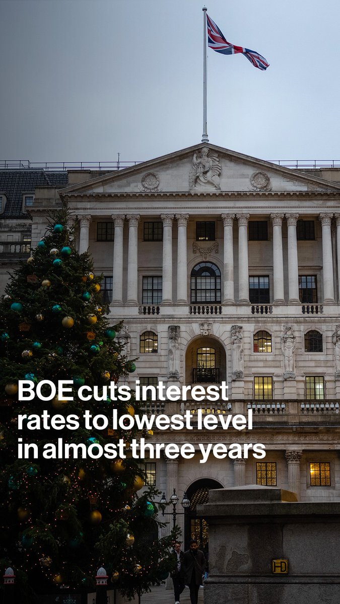 The Bank of England cut interest rates to 3.75%, the lowest level in almost three years Lizzy Burden explains what the knife edge vote signals for 2026