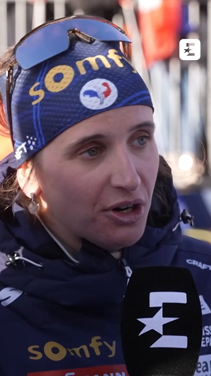 Au micro d'Eurosport, Julia Simon a évoqué son retour à la compétition après sa condamnation
