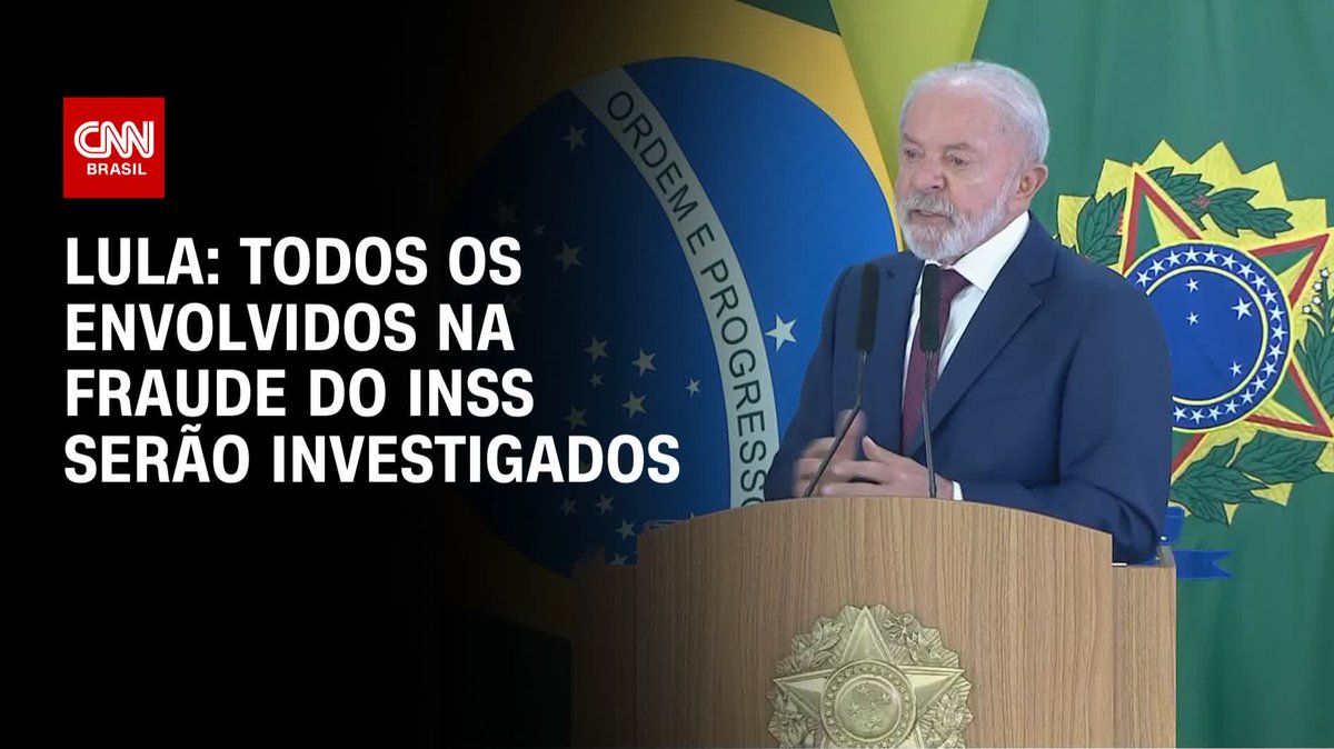 Lula: Decisão de apurar fraudes no INSS veio do governo; assista #BastidoresCNN