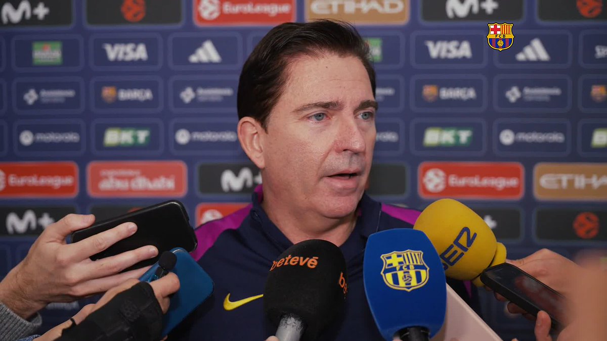 🗣 𝐗𝐚𝐯𝐢 𝐏𝐚𝐬𝐜𝐮𝐚𝐥: "Demà el nostre públic serà clau. Necessitem un Palau dels bons. És un partit molt complicat, potser el més difícil des que estic aquí. El Palau ens ha d'ajudar a guanyar" 💙❤
