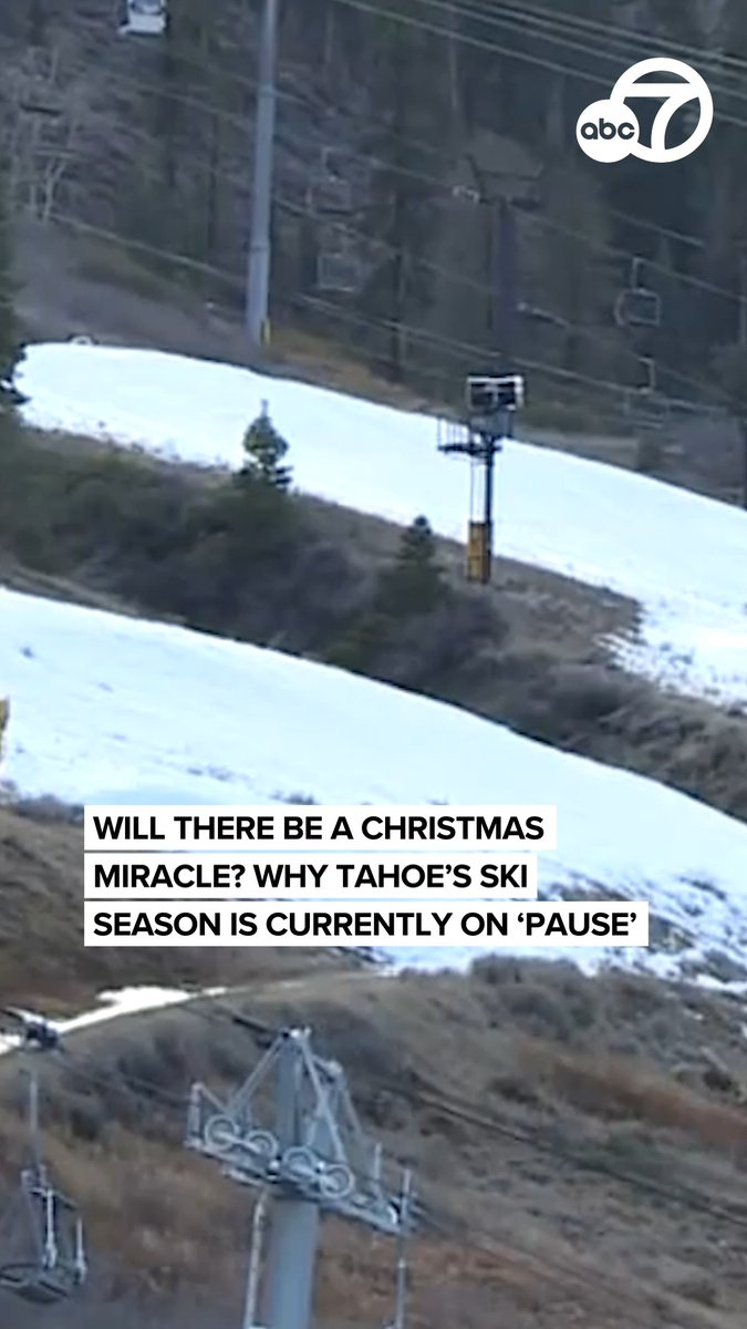 Lake Tahoe is currently facing one of its worst start to winter in nearly 50 years. While many resorts have had to delay openings or operate with limited runs with the warm weather and insufficient snowfall, the tide may finally be turning. Forecasts hint at a "Christmas miracle" storm arriving just in time for the holidays. Will operators and skiers be gifted the season-saving snow that they've all been hoping for? Read the full story here: