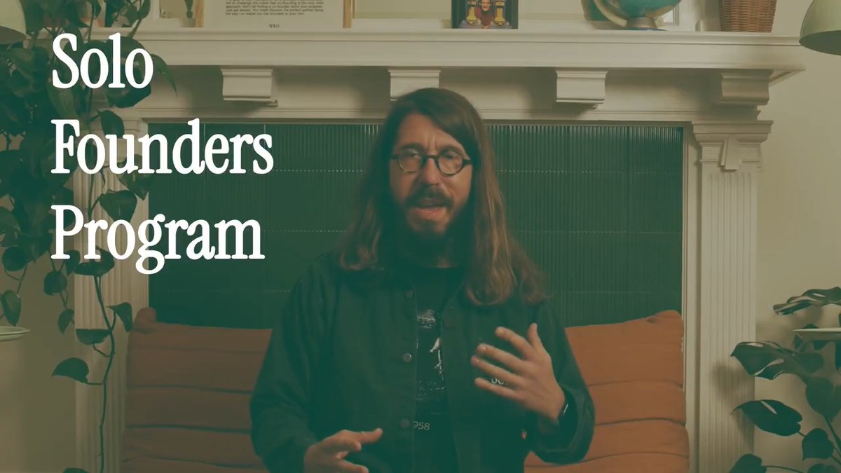 Our first solo founder just hit $1M ARR in under 2 months. Announcing the 3rd cohort of the Solo Founders Program. "SFP gave me a new framework to think about how fast I can go." Apply today to build "solo, together" in January.