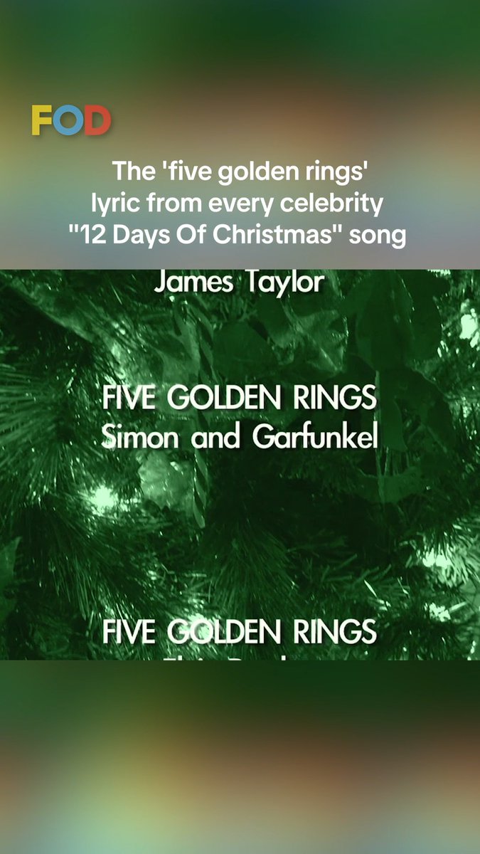 Now you can listen to your favorite line from "The 12 Days Of Christmas" over and over again!