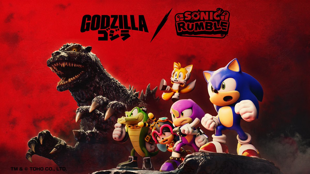 The King of Monsters has roared into Dr. Eggman's Toy World, bringing tidal waves of chaos and mayhem! Get ready for the ultimate test of speed and survival. 🔥 Join the Kaiju Chaos in Sonic Rumble Party on Dec 22: