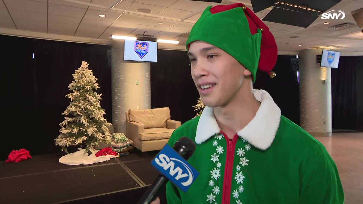 "I love being a Met. It's truly one of the coolest things I've ever done in my entire life." Jonah Tong catches up with Michelle Margaux after the Mets holiday party: