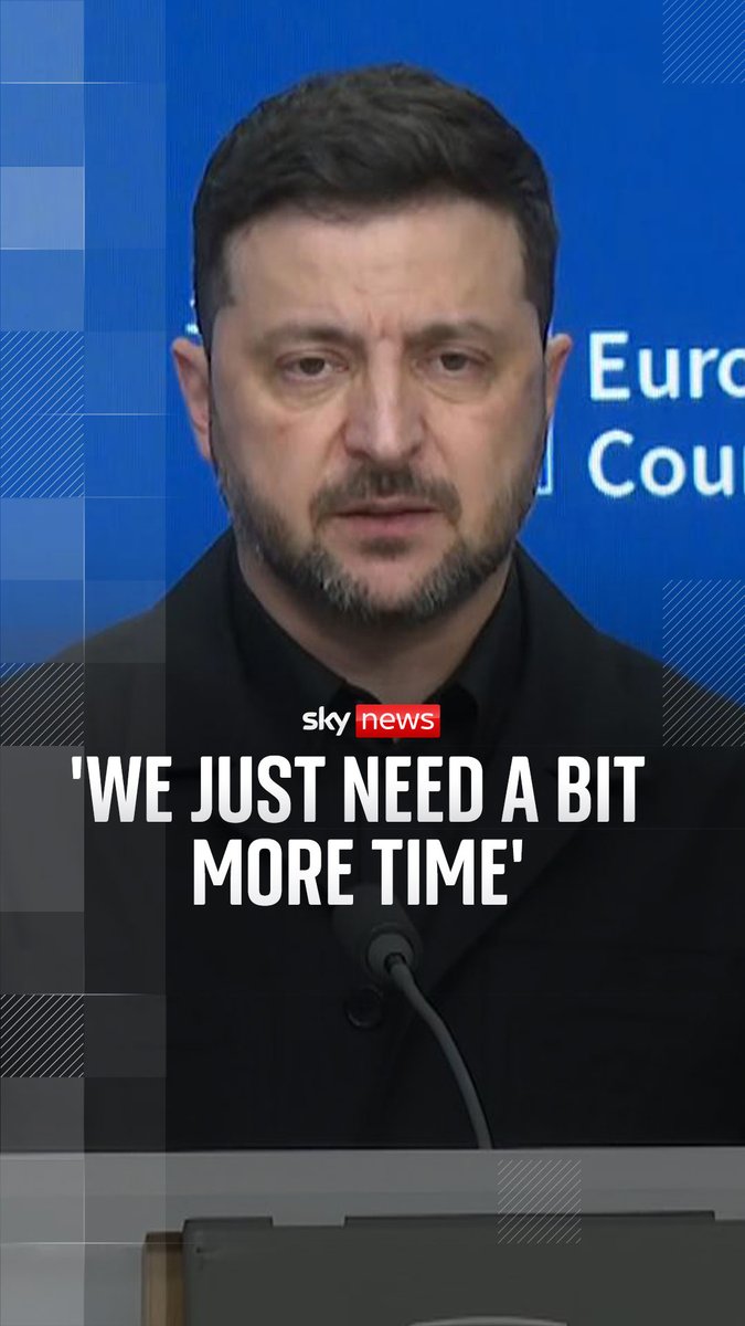 Asked by Sky's Europe correspondent @AliBunkallSky to elaborate on his Russian assets talks with Belgium's Prime Minister Bart De Wever, Zelenskyy says: "I have said it all to the Belgian Prime Minister." Read more: