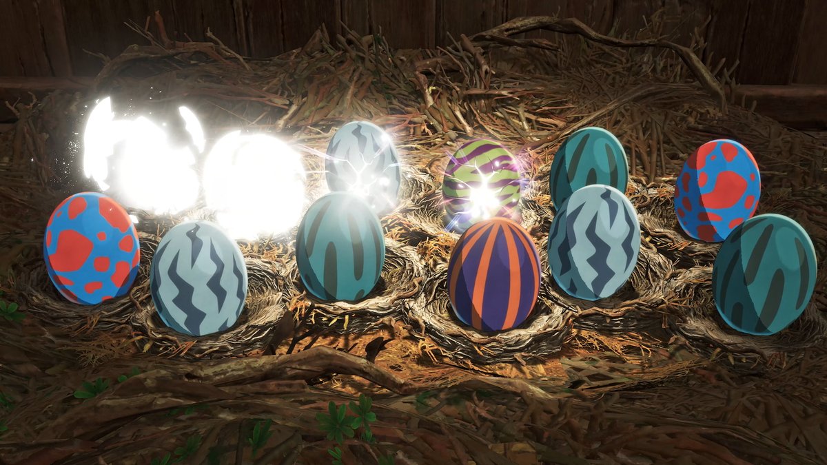 Dual-element Monsties can hatch as you raise your Ecosystem Rank when conducting Habitat Restoration, changing their skills and appearance depending on where they hatched. Plus, some special monsters can only be obtained through Habitat Restoration! #MHStories3