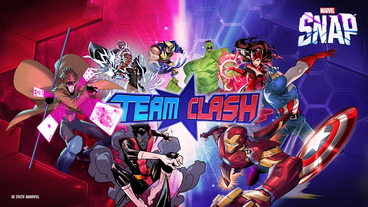 🔥 Team Clash is HERE! 🔥 Dive into Marvel Snap’s NEW limited time game mode and play as your favorite Marvel team. Use unique Team abilities to fight for supremacy!