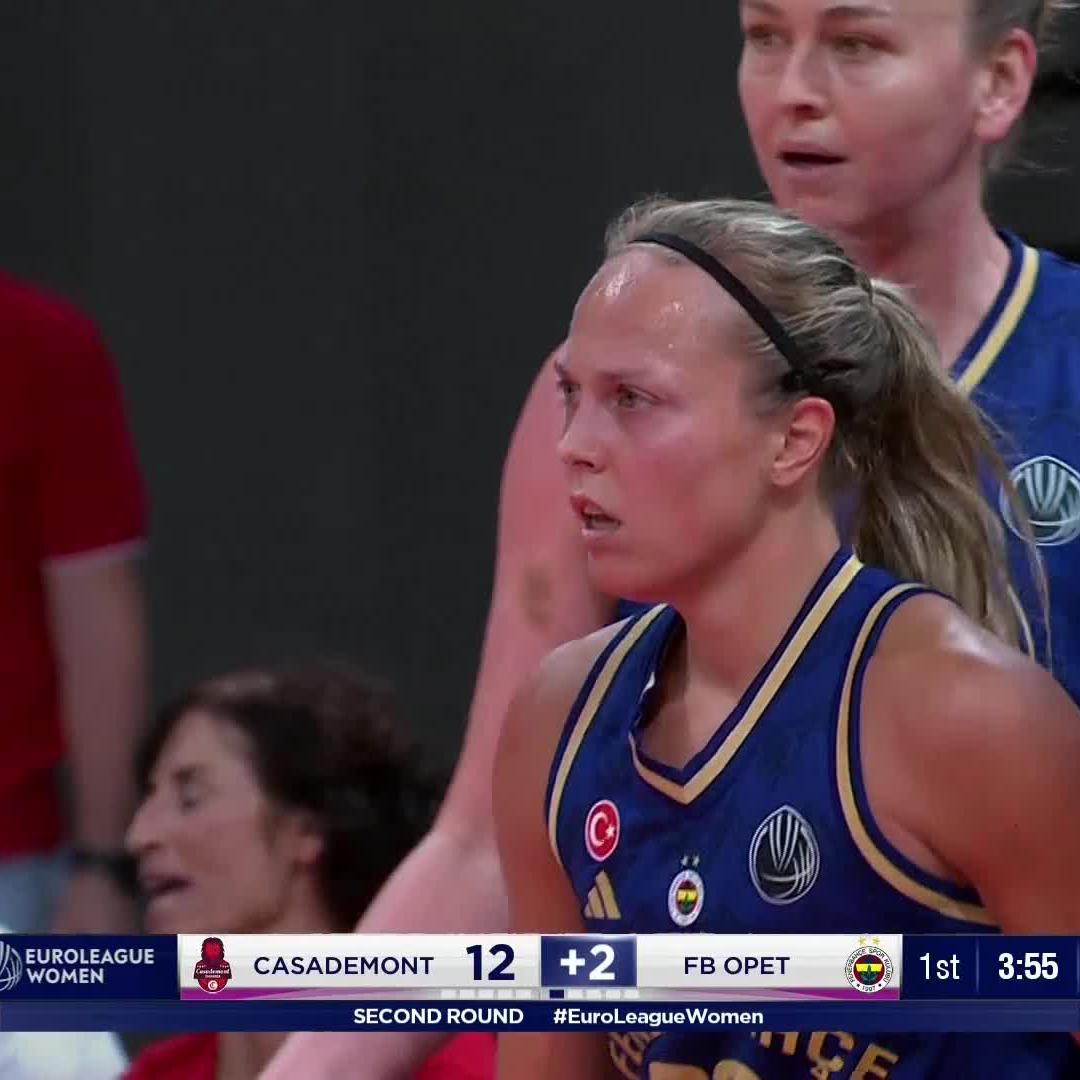 How do you even guard this? 😮💨 #EuroLeagueWomen x Fenerbahçe Opet x Julie Allemand