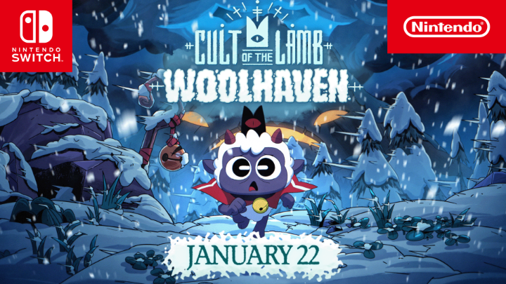 Face the past before it consumes you. Woolhaven, the full-length expansion for Cult of the Lamb, releases Jan 22, 2026 on #NintendoSwitch!