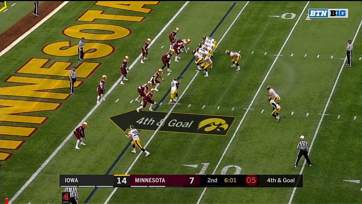 This play was designed by Michigan State’s new Assistant Head Coach and Special Teams Coordinator LeVar Woods back in 2018 at Iowa. What a play.