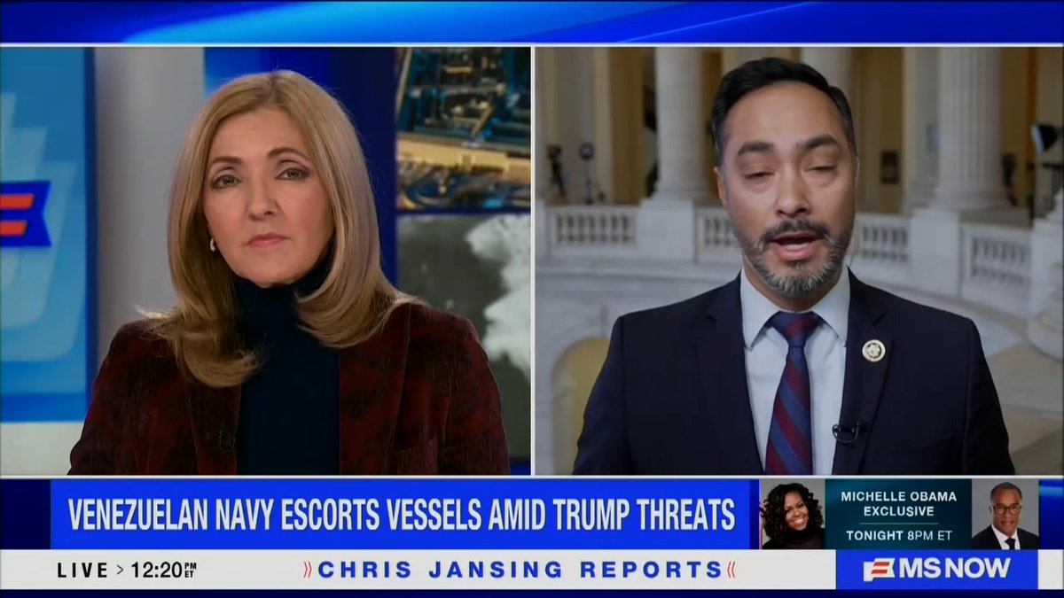 Rep. Castro: I think it's absolutely crazy that a president, after the Iraq war, would come out and say that we're doing this because of oil. But that's the reason. It's corruption, it's power, it's oil and it's land.