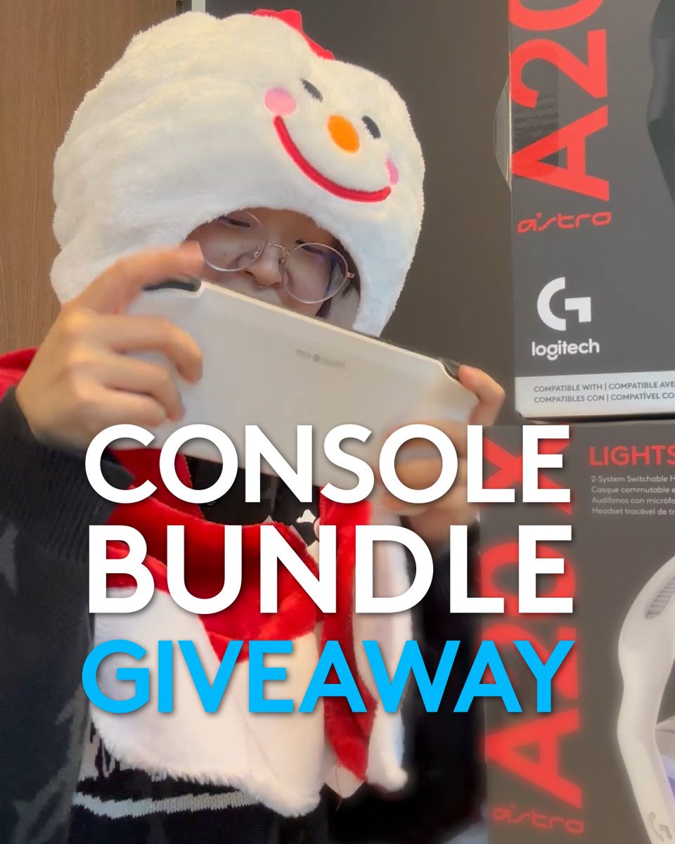 Drop your top console game of 2025 in the comments before Dec. 21 for a chance to win this G CLOUD + ASTRO A20 X bundle! And make your entry official by: ✅ Following Logitech G 🔔 Validating your entries at the link in our bio, or right here: