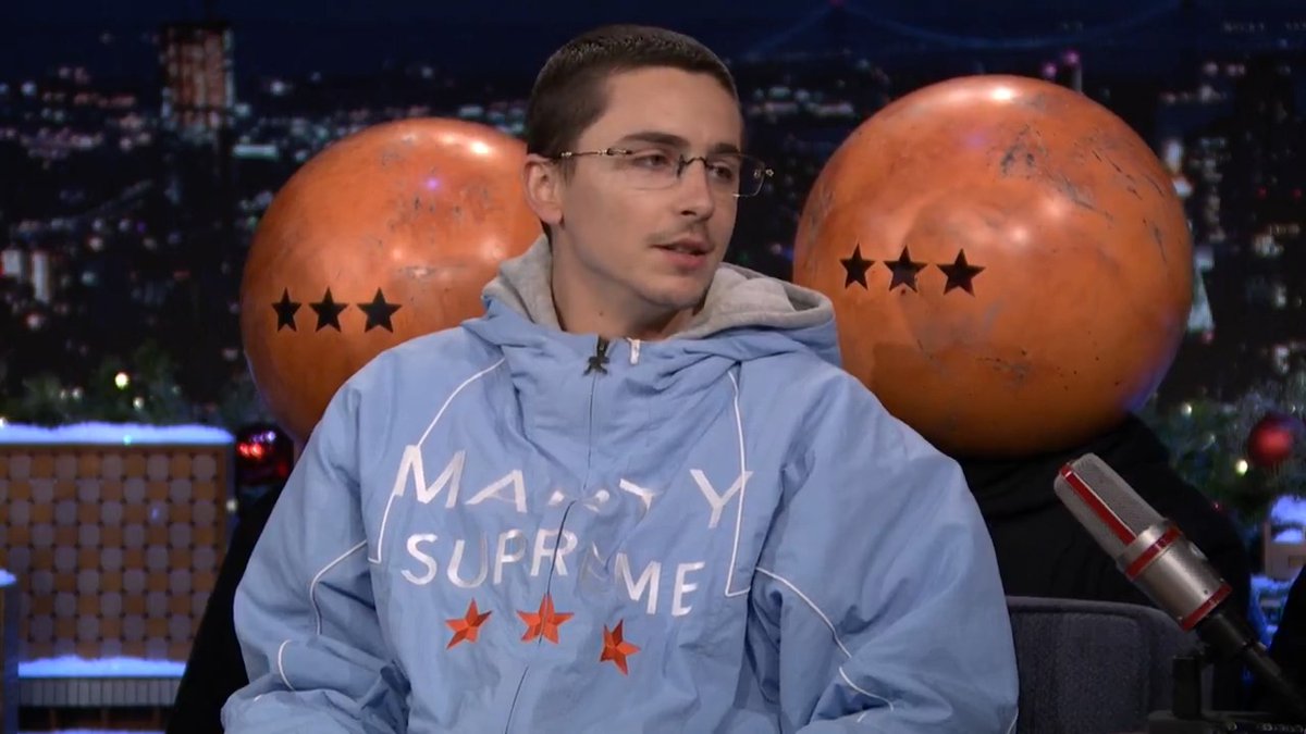 .Timothée Chalamet has been nominated for a GRAMMY, Golden Globe, and Critics’ Choice Award! #FallonTonight
