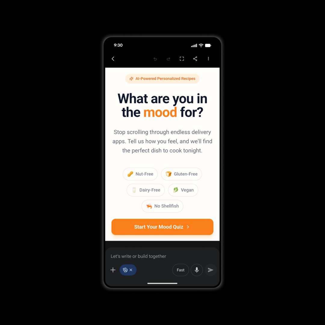 With Gemini 3 Flash, you can quickly build fun, useful apps from scratch using your voice without any prior coding knowledge. Just dictate to Gemini on the go, and it can transform your unstructured thoughts into a functioning app in minutes.