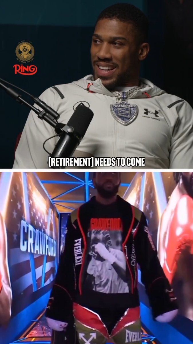 "I would love to see him continue fighting." Anthony Joshua discusses Terence Crawford's retirement during a new edition of the Mr. Verzace Podcast 🥊 📱 Apple Podcast: 🎧 YouTube: 📺 Spotify: