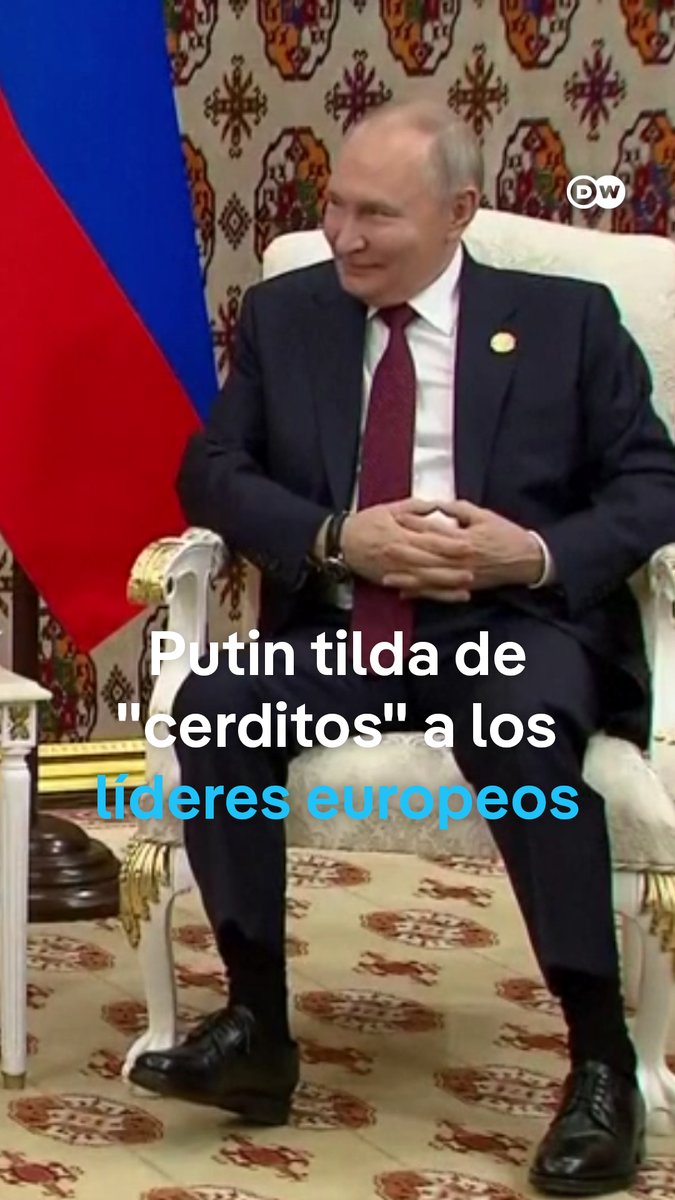 Putin llama "cerditos" a los líderes europeos y dice que quieren vengarse de Rusia El presidente ruso, Vladímir Putin, criticó las ideas "revanchistas" de los líderes europeos que, según él, quieren "despedazar" a Rusia. El jefe del Kremlin cree que un recambio de las élites políticas mejoraría las relaciones con Europa. Por el contrario, planteó que con la actual gestión de Donald Trump en Estados Unidos hay mayor "disposición al diálogo".