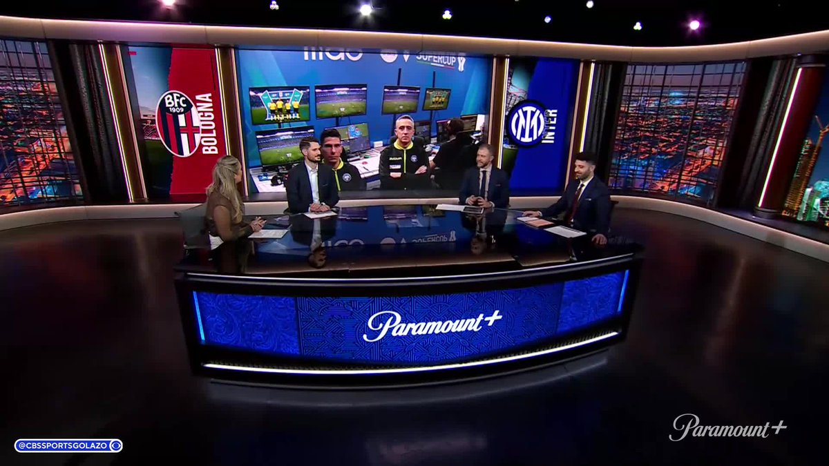"It was about ten seconds of them peering into our souls." Safe to say Matteo Bonetti was not a fan of the VAR team staring straight into the camera pre-match 😂
