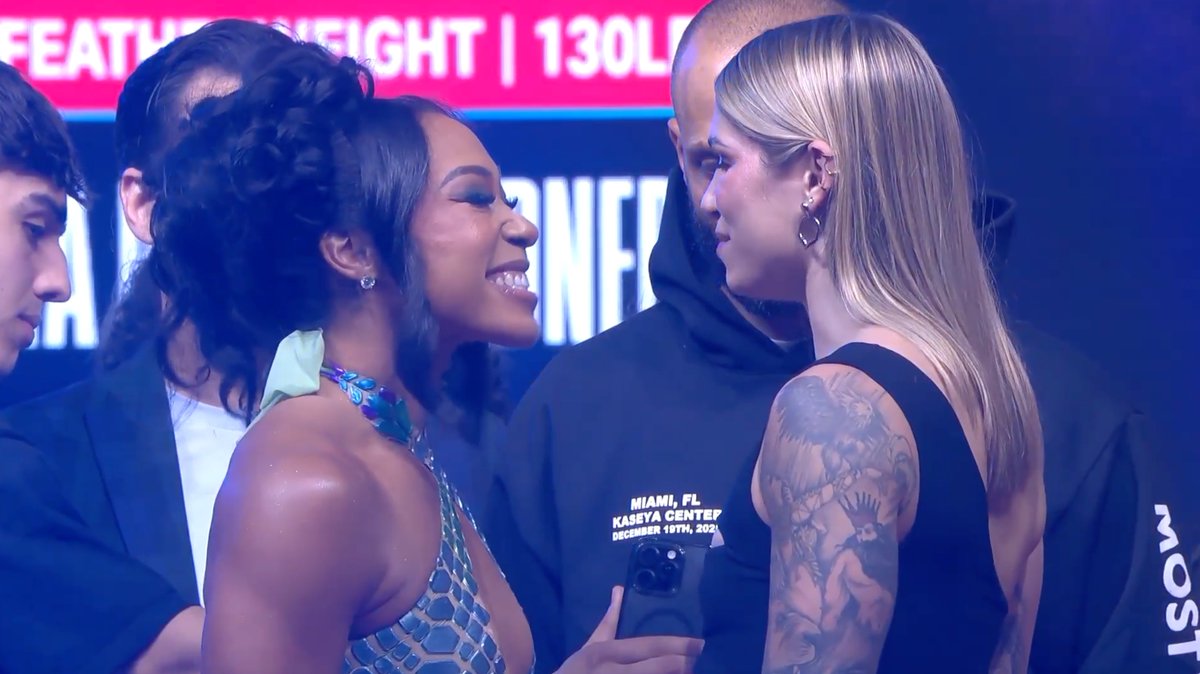 THE FINAL ALYCIA BAUMGARDNER & LEILA BEAUDOIN FACE OFF 🔥 JAKE PAUL vs. ANTHONY JOSHUA LIVE only on Netflix TOMORROW, December 19 8 PM ET | 5 PM PT #JakeJoshua