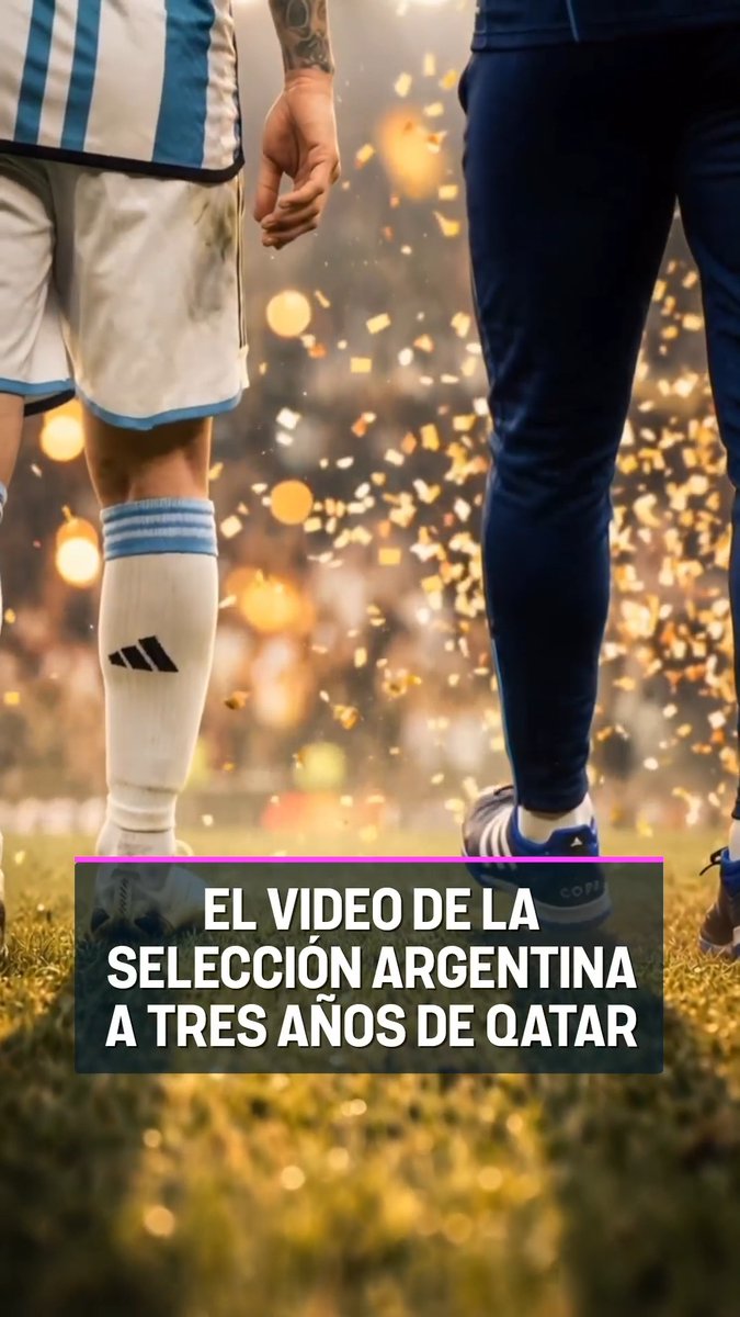 El video que subió la Selección Argentina 🇦🇷 para cerrar el tercer aniversario de la Copa del Mundo ⭐️⭐️⭐️