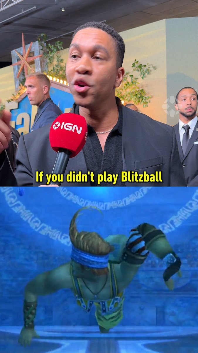 Fallout star Aaron Moten on Final Fantasy X: "If you didn't play Blitzball...you missed out."