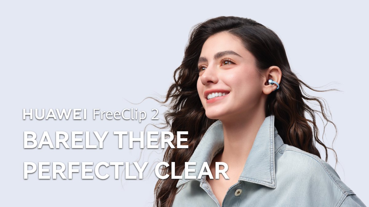 Everything you need to know about the all-new HUAWEI FreeClip 2. Designed for comfort. Built for clarity. Ready for anything.