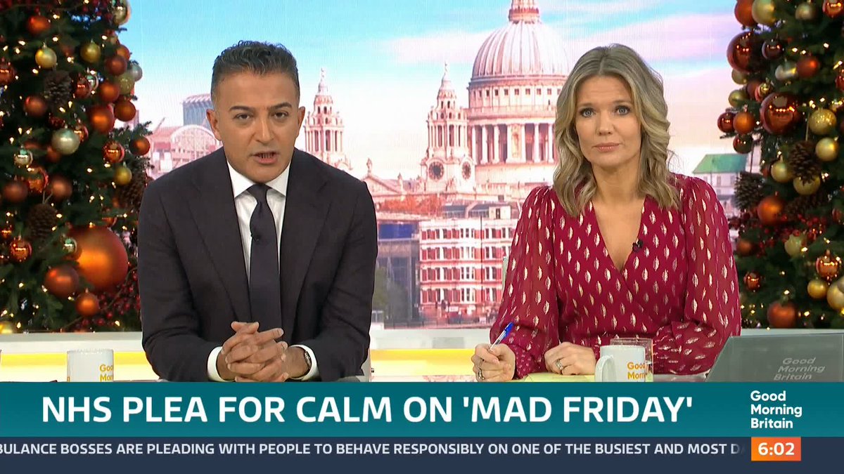 Ambulance bosses are pleading with people out celebrating Christmas tonight to behave responsibly, on one of the busiest and most dangerous nights of the year for emergency workers. It has become known as 'Mad Friday'. Katy Rickitt reports.