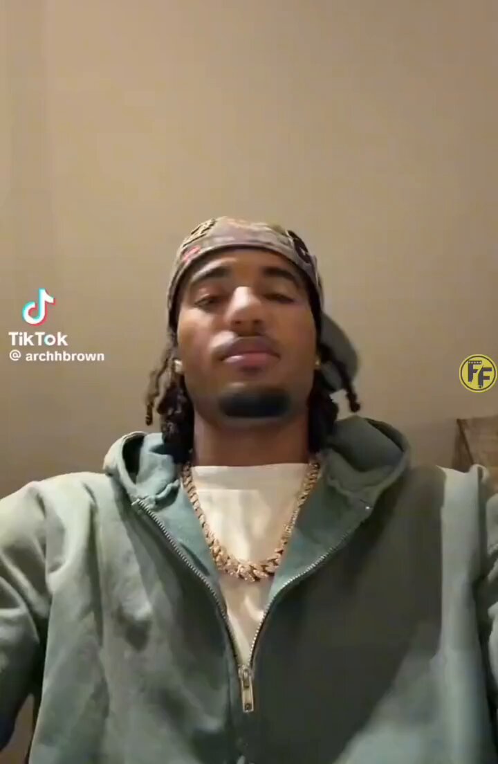 Archie Brown'un TikTok paylaşımı.