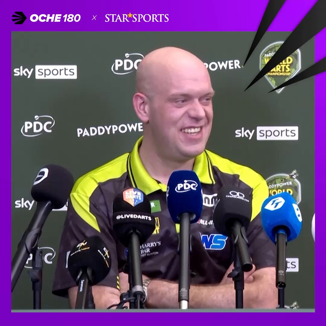 Michael van Gerwen is very, very funny
