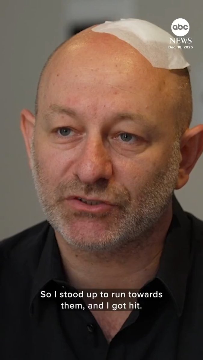 "It was millimeters between life and death." A survivor who was shot in the head in the Bondi Beach attack tells Britt Clennett what he chooses to take out of the tragedy "is not the barbarism of the attackers, but the humanity shown by everyone else."