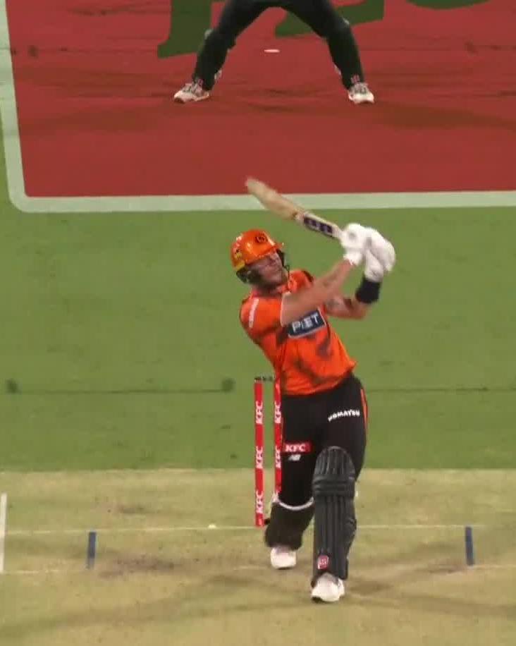 THE FINN ALLEN SHOW IN THE BIG BASH. - 79 (38) with 3 fours and 8 sixes.