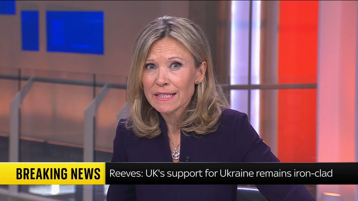 BREAKING: UK's support for Ukraine remains "iron-clad", writes Chancellor Rachel Reeves, reacting to the agreed €90bn EU loan to Ukraine 📺 Sky 501, Virgin 602, Freeview 233 and YouTube