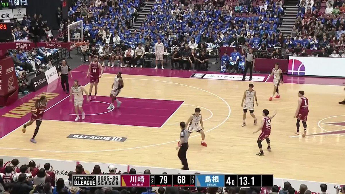 THUNDERS WIN⚡️ 【試合終了】 りそなグループ B.LEAGUE 2025-26 B1リーグ戦 第15節 GAME1(25/60) 79 川崎ブレイブサンダース 68 島根スサノオマジック ボックススコア