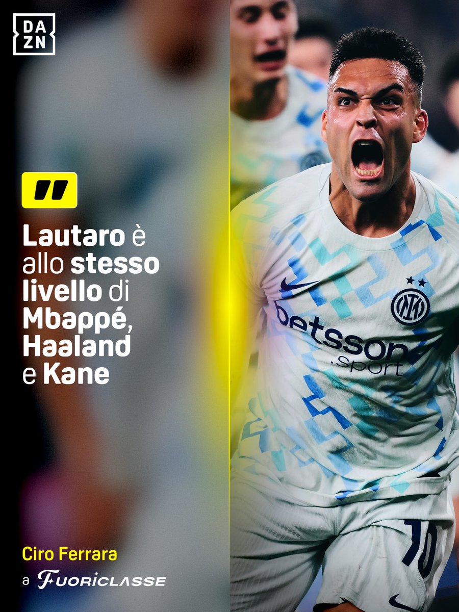 𝗟𝗮𝘂𝘁𝗮𝗿𝗼 è allo stesso livello di 𝗠𝗯𝗮𝗽𝗽𝗲́, 𝗛𝗮𝗮𝗹𝗮𝗻𝗱 e 𝗞𝗮𝗻𝗲❓ Non sono tutti d’accordo a #Fuoriclasse powered by Haier su #DAZN