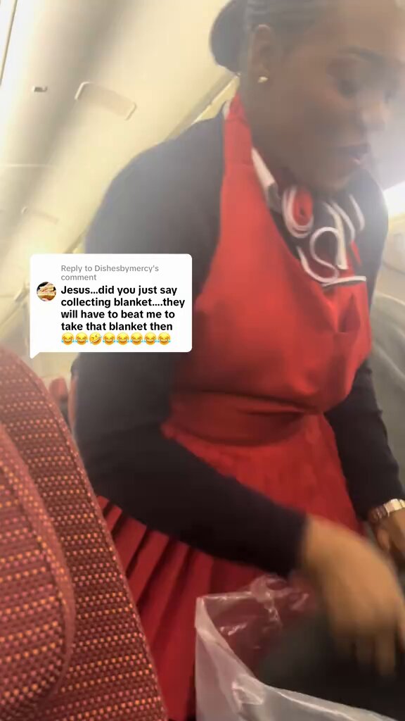 “On Our London Flight Back To Abuja, We Were Given A Blanket, As Is Usually Done On Other International Airline. But The Shock Came When The Air Hostess Started Collecting It Back After We Landed. Why Are You Taking It Back? It’s Part Of The Money We Paid For Our Flight Tickets.”- Lady Calls Out Air Peace