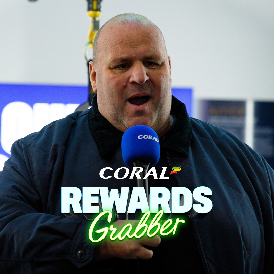 BIG prizes need a BIG guest! 👊 Big John puts Paddy Kenny’s safe hands to the test in our brand new Coral Rewards Grabber! Can Paddy keep a clean sheet and bring home some top prizes in our human-sized grabber? @JohnFis08605918 | @PaddyKenny17 | Newbury Racecourse