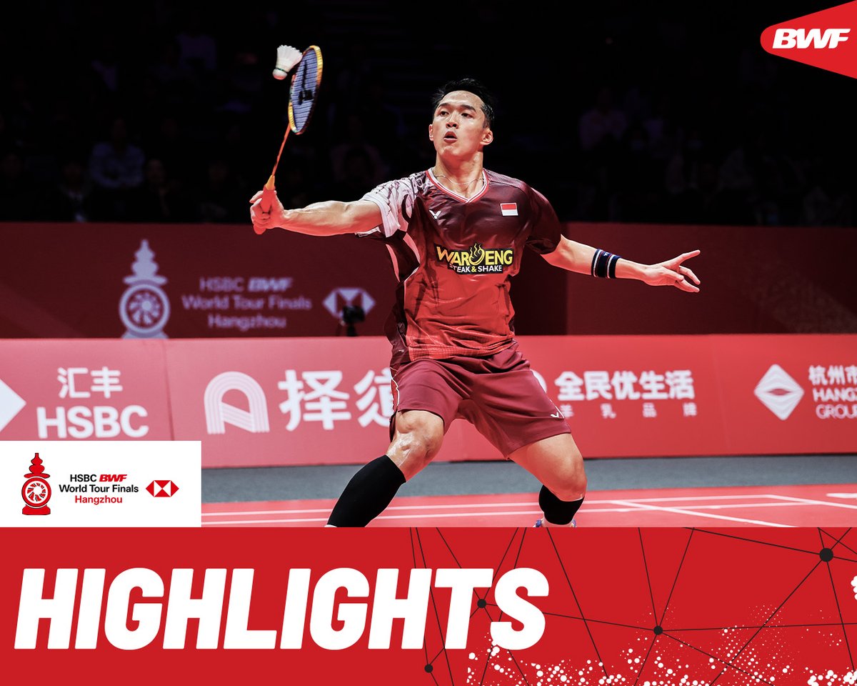 Group A encounter sees Christo Popov ๐ซ๐ท rival Jonatan Christie ๐ฎ๐ฉ. #BWFWorldTourFinals #Hangzhou2025