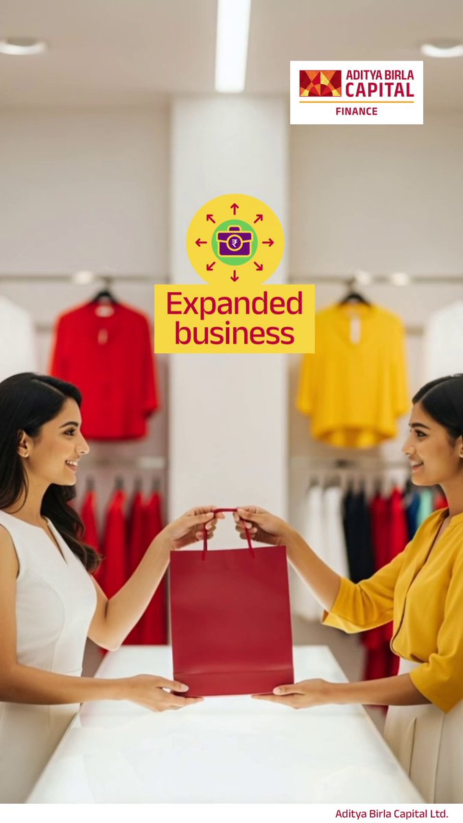 Everything your business needs could begin with just one step. Apply for an Aditya Birla Capital Business Loan and get approvals with minimal documentation. To apply now, visit #AdityaBirlaCapital #MoneyGoals #PowerChoice #BusinessLoan #BusinessGrowth