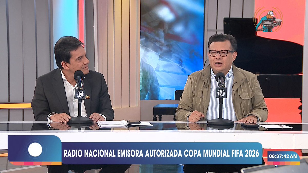 🗣️ “Ratifico, como gerente del Sistema de Medios Públicos, la satisfacción que tenemos de anunciarle al país que adquirimos los derechos de transmisión del Mundial de Fútbol 2026. Cuando uno ve que emisoras y medios públicos cubren estos eventos en el mundo, encontramos referentes como Radio y Televisión Española o la BBC de Londres, y hoy se suma Radio Nacional de Colombia”, señaló Hollman Morris, gerente de RTVC.