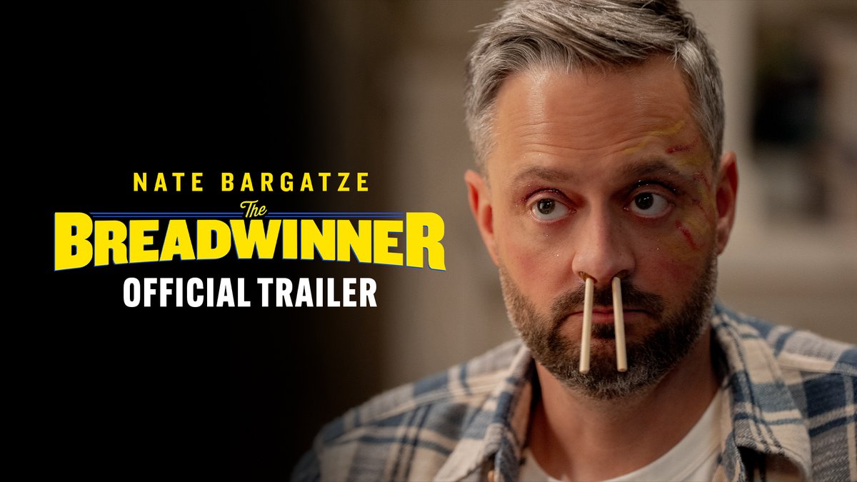 One dad. Three kids. Zero clue. Watch the official trailer for #TheBreadwinnerMovie starring Nate Bargatze and Mandy Moore. The chaos unfolds exclusively in movie theatres March 13.