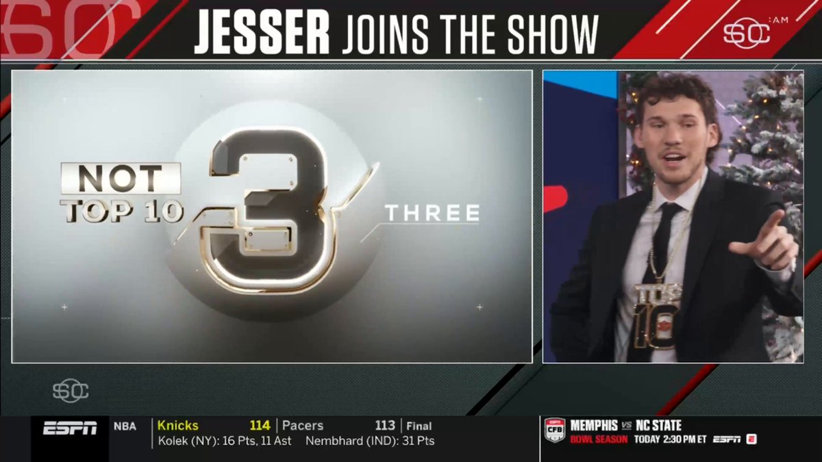 From YouTube to SportsCenter 👏 💯 Jesser took over 'Not Top 10' 🤩