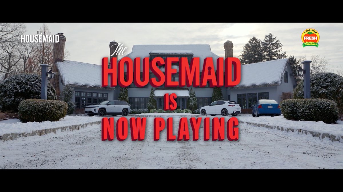 We’ve been expecting you. The Housemaid is NOW PLAYING only in theaters. Get tickets: