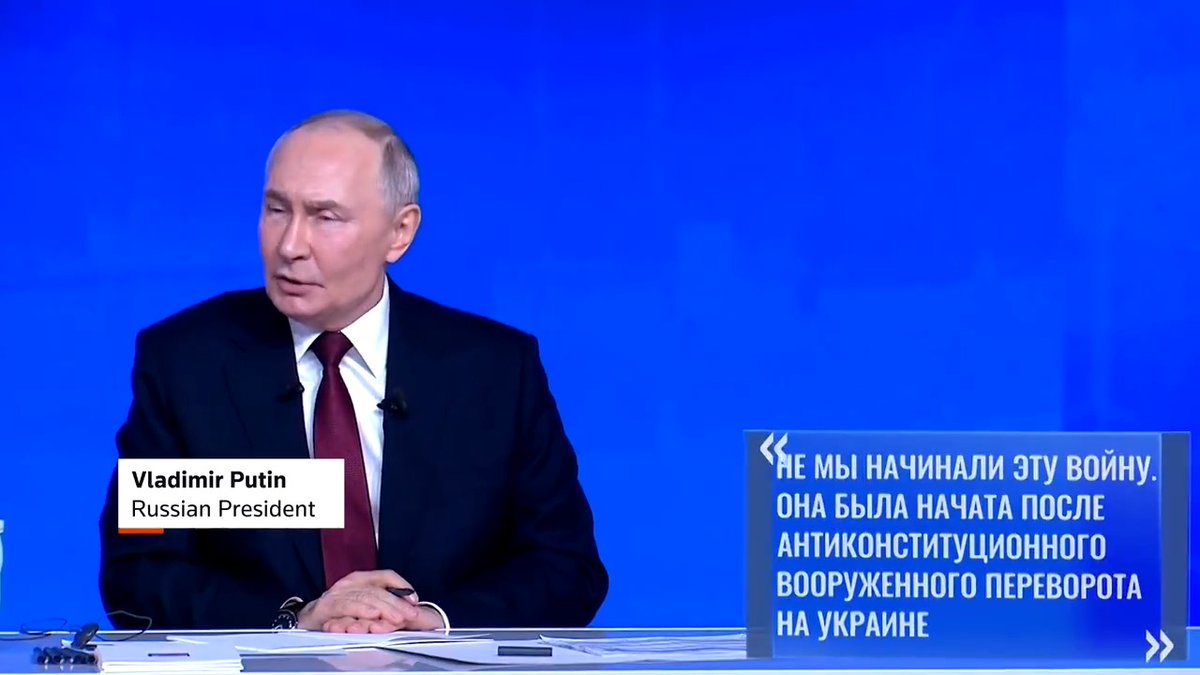 President Vladimir Putin said Russia had agreed to make compromises on Ukraine, so now ‘the ball is in the West's and Ukraine's court’